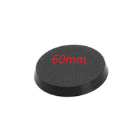60mm Round Plastic Model Bases for Warhammer 40k, Age of Sigmar, Lord of the Rings, Dungeons & Dragons