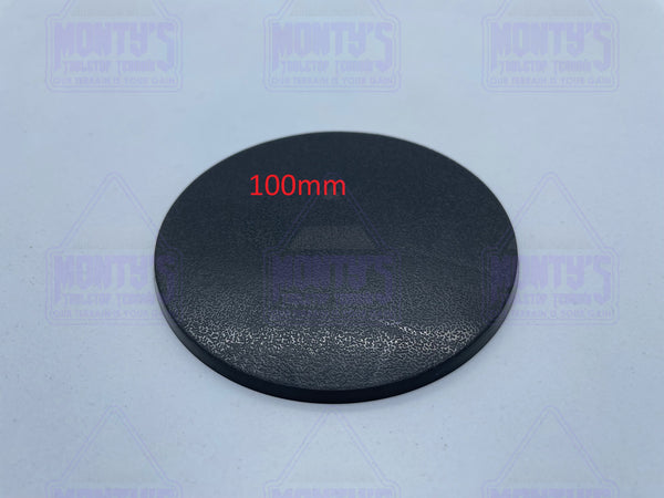 100mm Round Plastic Model Bases for Warhammer 40k, Age of Sigmar, Lord of the Rings, Dungeons & Dragons